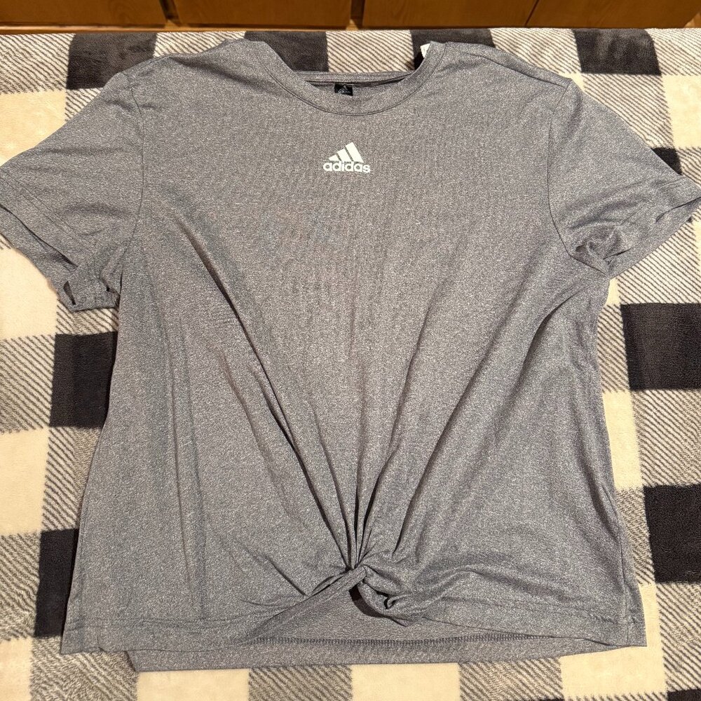 Adidas Gray Women's Athletic Top